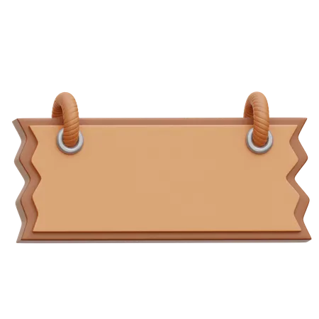 Sign Board  3D Icon