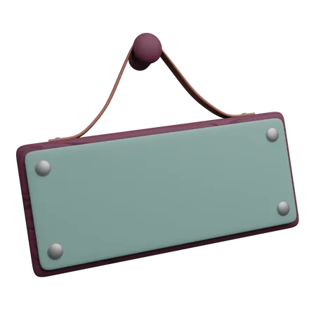 Sign Board  3D Icon