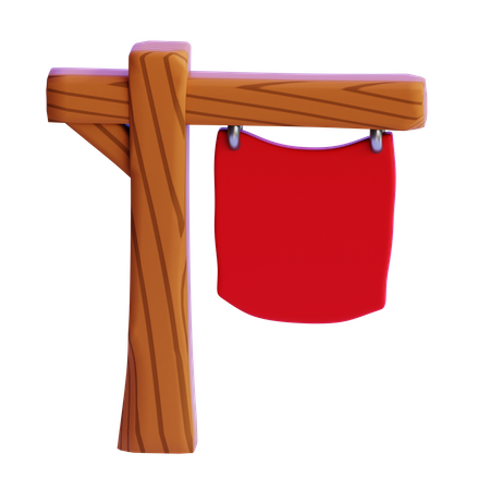 Sign Board  3D Icon