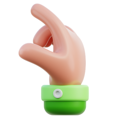 Sign hand gesture  3D Icon