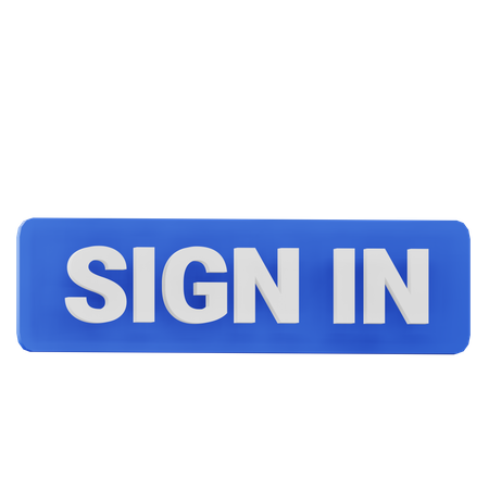 Sign In  3D Icon