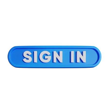 Sign In 3D Icon
