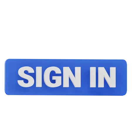 Sign In  3D Icon