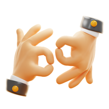 SIGN LANGUAGE  3D Icon