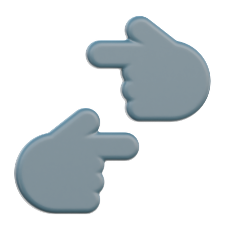 Sign Language  3D Icon
