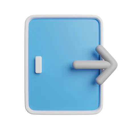 Sign Out  3D Icon