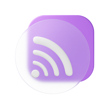 Signal  3D Icon