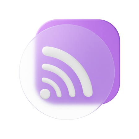 Signal  3D Icon