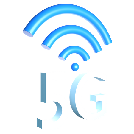Signal 5G  3D Icon