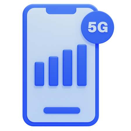 Signal 5G  3D Icon