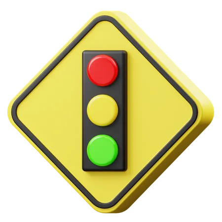 Signal Ahead  3D Icon