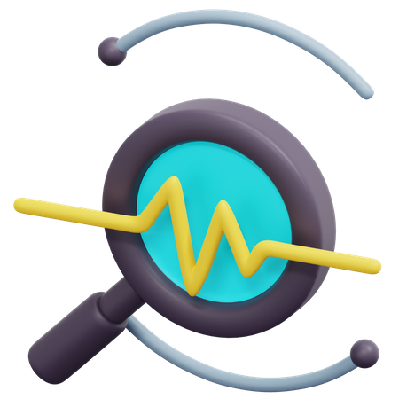 Signal Analysis  3D Icon