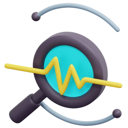 Signal Analysis  3D Icon