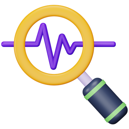 Signal Analysis  3D Icon