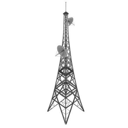 Signal Antenna  3D Illustration