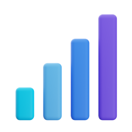 Signal Bar  3D Icon