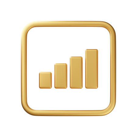 Signal Bar  3D Icon