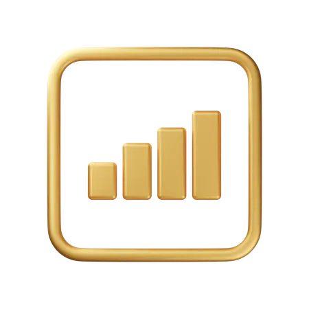 Signal Bar  3D Icon