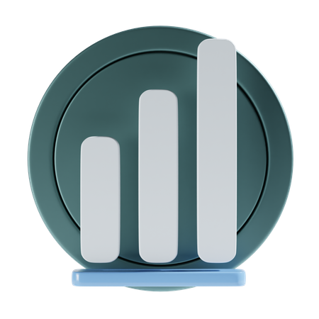 Signal Bar  3D Icon