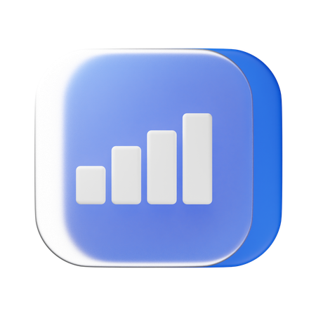 Signal Bar  3D Icon