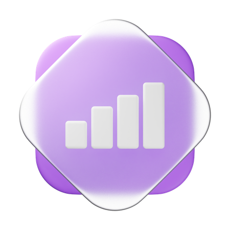 Signal Bar  3D Icon