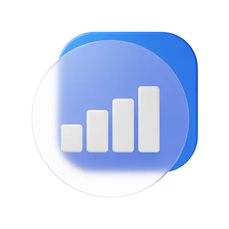 Signal Bar  3D Icon