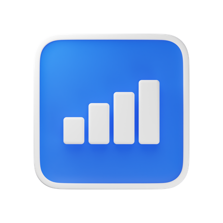 Signal Bar  3D Icon