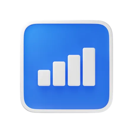 Signal Bar  3D Icon