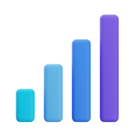 Signal Bar  3D Icon