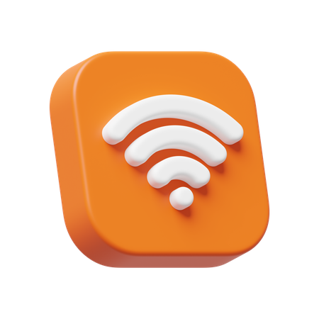 Signal de connexion wifi  3D Icon