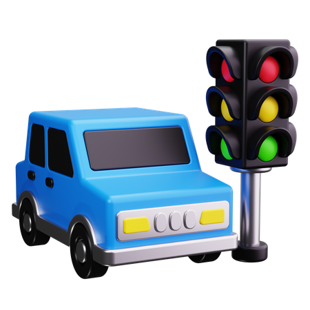 Signal de voiture  3D Icon