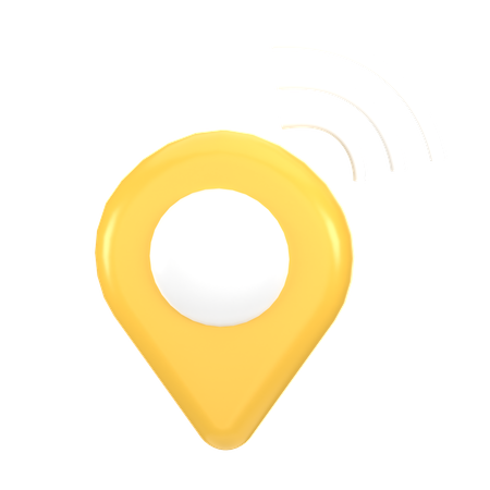 Signal GPS  3D Icon