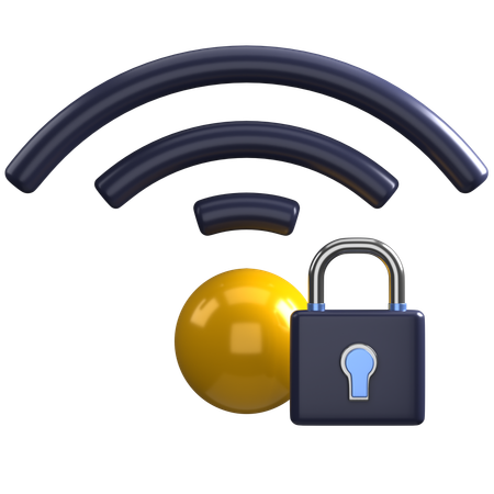 Signal Lock  3D Icon