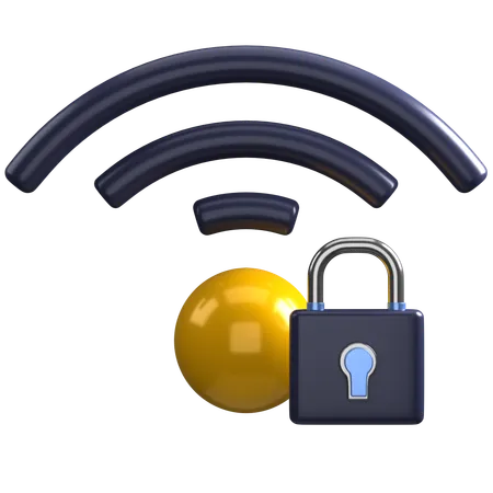 Signal Lock  3D Icon