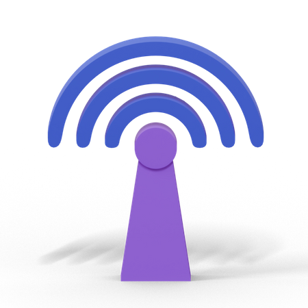 Signal Pole  3D Icon