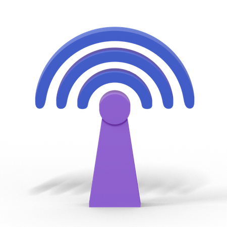 Signal Pole  3D Icon