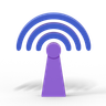 3d radio tower emoji