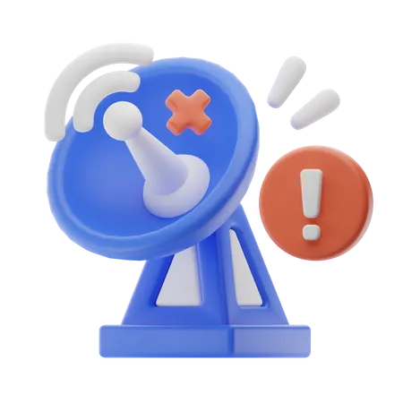 Signal problem  3D Icon