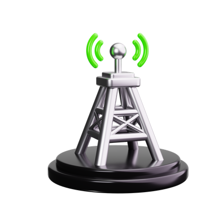 Signal radio  3D Icon