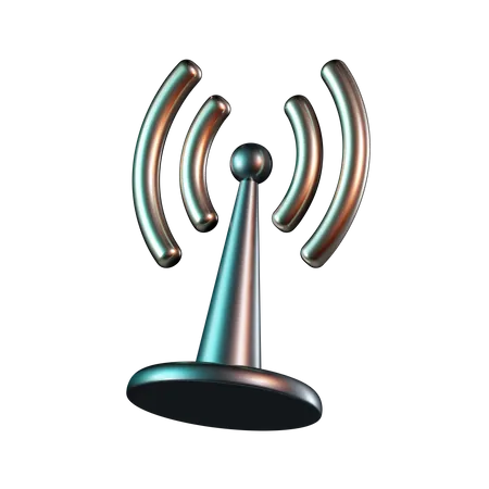 Rayonnement de signal  3D Icon