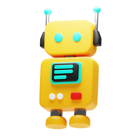 Signal Robot  3D Icon