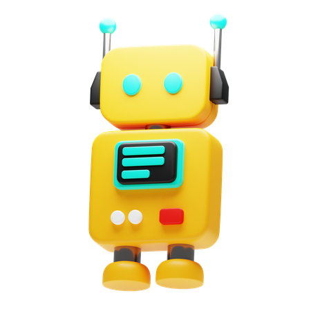 Signal Robot  3D Icon