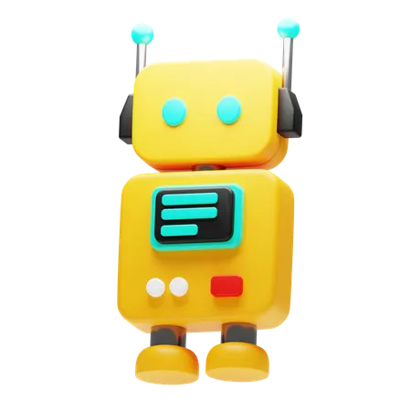 Signal Robot  3D Icon