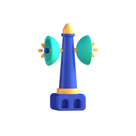 Signal Tower  3D Icon