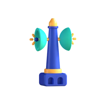 Signal Tower  3D Icon