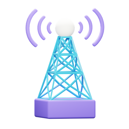 Signal Tower  3D Icon