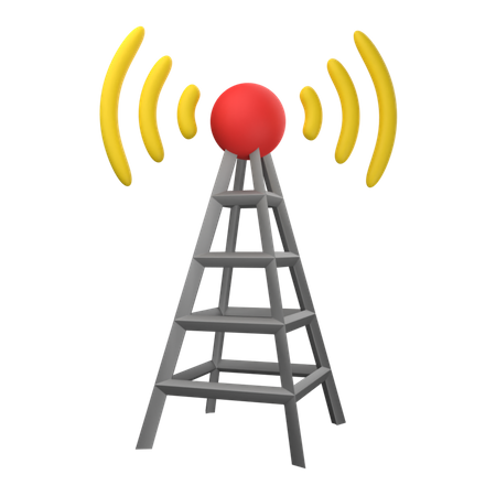 Signal Tower  3D Icon