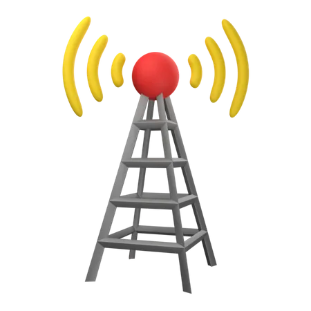 Signal Tower  3D Icon