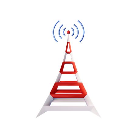 Signal Tower  3D Icon