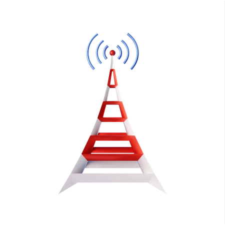 Signal Tower  3D Icon